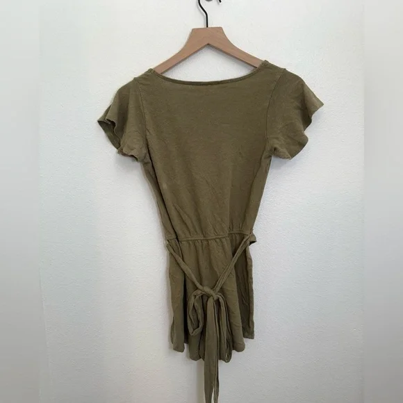 Free People Ballerina Tie Waist Romper XS - Picture 5 of 10